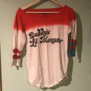 Suicide squad Harley Quinn baseball tee